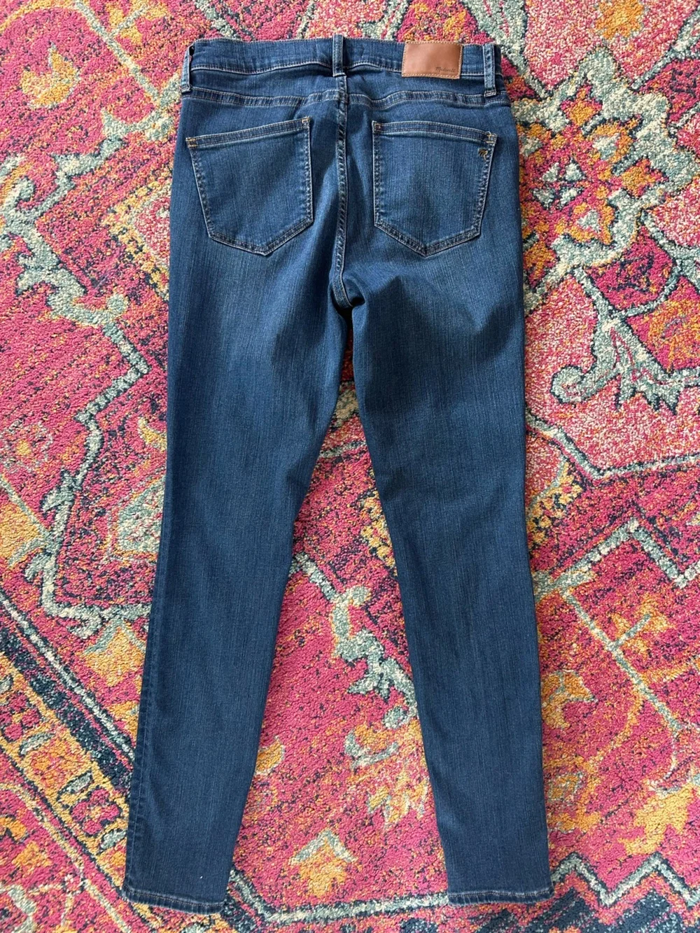 Madewell | Women's High-Rise Dark Blue Denim Roadtripper Skinny Jeans Size 27